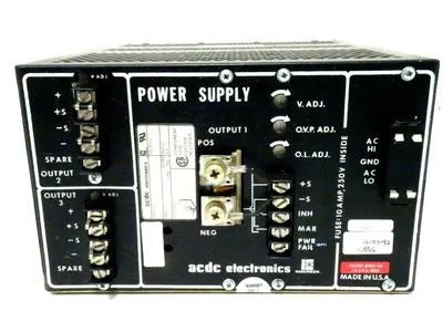 USED ACDC RT301 POWER SUPPLY 115V 50/60HZ