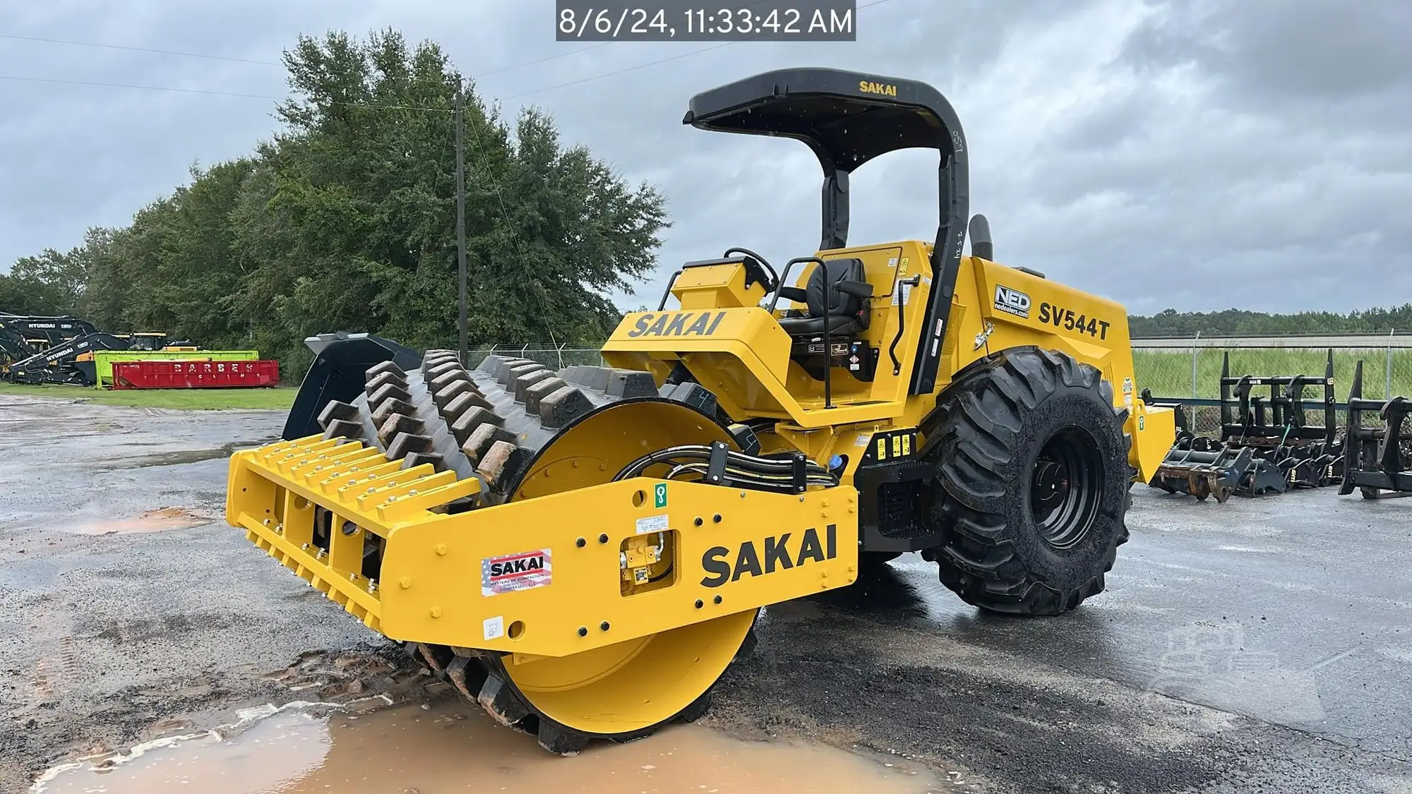 Used 2024 SAKAI SV544T Single Drum Rollers Texas US | National Equipment Dealers #1422732