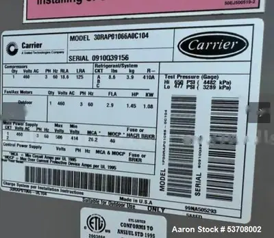 USED CARRIER 30RAP01066