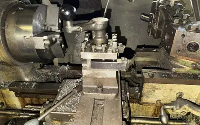 WARNER & SWASEY NO. 4 TURRET LATHE. STOCK # 0545726