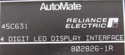 NEW RELIANCE ELECTRIC 45C631 DISPLAY INTERFACE MODULE