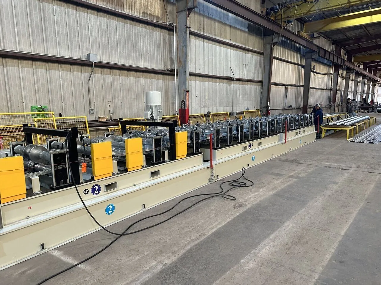 F Deck Intermediate Rib Deck Profile Roll Forming Machine in the USA