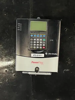 🔴 Heading to Auction May 27 - Used Five Allen Bradley Power Flex70 Variable Frequency Drives (480 Volt)