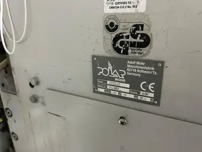 USED 2000 POLAR 137ED-AT AUTOTRIM GUILLOTINE PAPER CUTTING LINE
