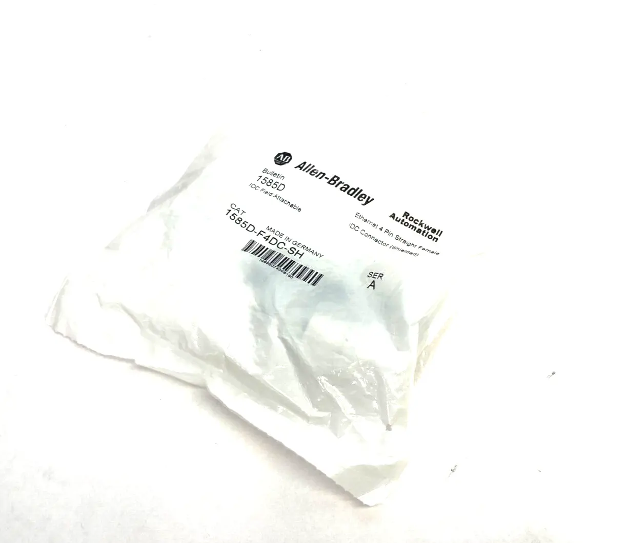 1585D-F4DC-SH | Allen Bradley  Ser. A Field Attachable Ethernet IDC Connector 4-Pin - New