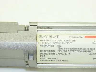 Keyence SL-V16L Light Curtain Transmitter Receiver Set 600mm 24VDC