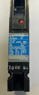 Used ITE ED41B020 Miscellaneous Equipment (Electrical & Power) Ohio US | Surplus Asset Holdings #1209265