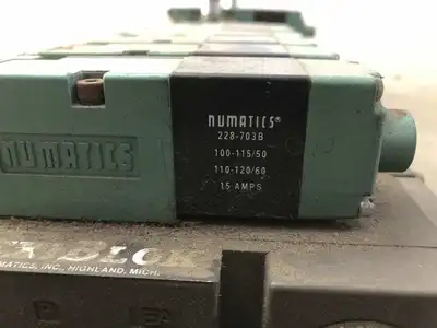 Numatics FLEXIBLOK 7-Valve Pneumatic Solenoid Valve Manifold 150PSI