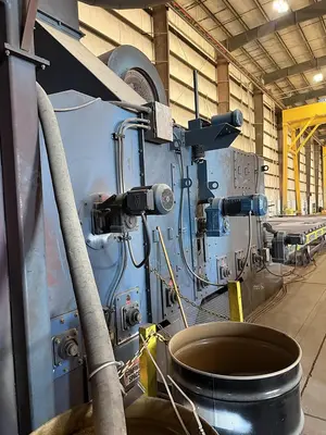 Used 2008 BLASTEC 10' PLATE Roller Conveyor Shot Blaster Pennsylvania US | Shot Blasting Equipment #1541094