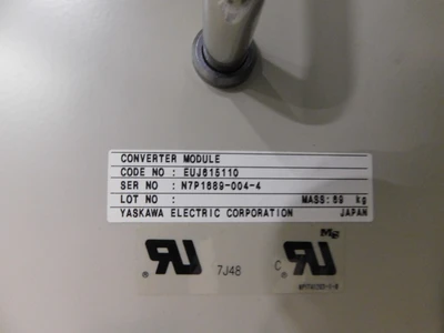 Used Yaskawa G5U-4600 Variable Speed Drives Ohio US | Equipment Recovery Corp. #1330407