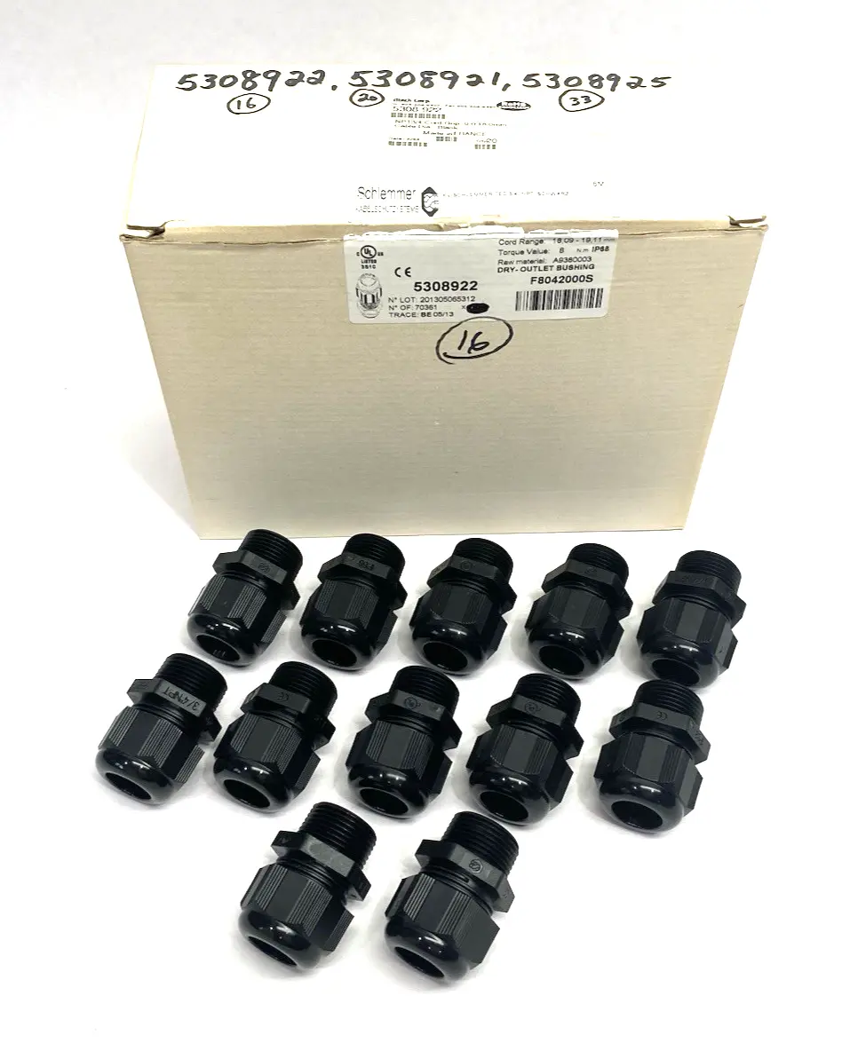 New | in-Stock Altech Strain Relief Cable Gland 3/4" NPT, 0.354-0.709" BOX OF 12 Electrical Fittings Michigan US | Maverick Industrial Sales #1390640
