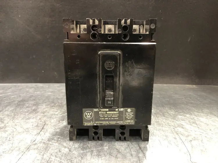 Used WESTINGHOUSE EB3030 Switchgears British Columbia CA | Lenmark #244075