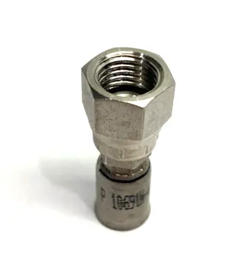 USED PARKER FEMALE SAE (JIC) 37° SWIVEL HOSE FITTING, HOSE TO PORT