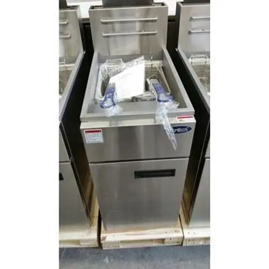 40 LB GAS DEEP FRYER - GAS OR PROPANE - HEAVY DUTY