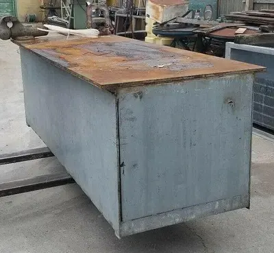 USED SST WORKSTATION CABINET 8' X 3' X 3'