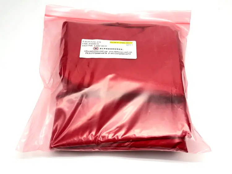 New | in-Stock Alphasource 8' x 8' FME Tarp Red Parts & Accessories (Material Handling) Michigan US | Maverick Industrial Sales #1391081