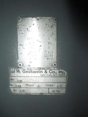 1760-550 GESSWEIN (TORIT) DUST COLLECTOR – I PHASE