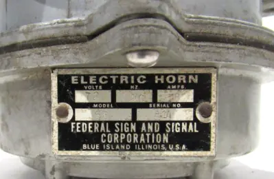 USED FEDERAL SIGNAL 56