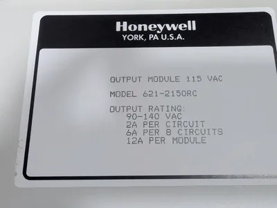 Honeywell 620 Series 621-2150RC Output Module Rev. D New NIB