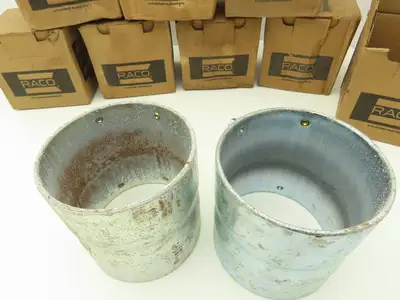 Raco Hubbell 2156 IMC EMT Set Screw Conduit Coupling 4" Lot of 10