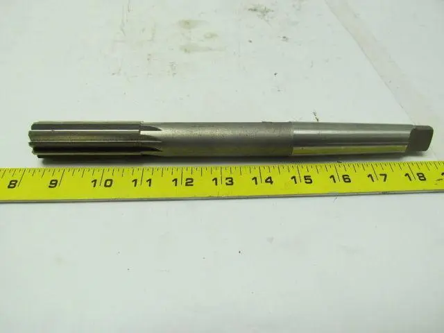 Alvord Polk Chucking reamer tapered shank No.3 10-1/2" OAL .9843" OD RH