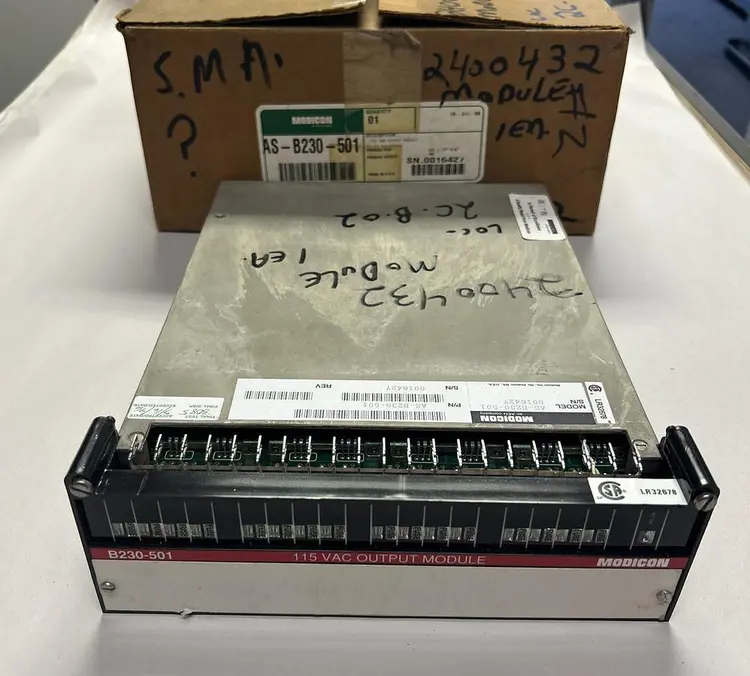Used MODICON AS-B230-501 PLC Input & Output Ohio US | Surplus Asset Holdings #1235349