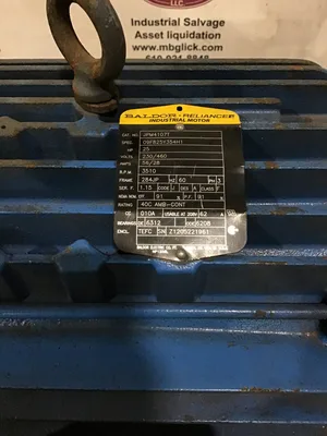 Carver 6H 5x4x7 20PA1 3PH Baldor JPM4107T Direct Connected Centrifugal Pump