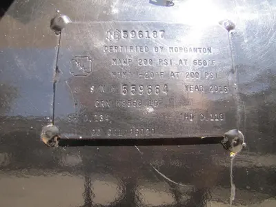 Used GARDNER DENVER HER7F-8 Tank Mounted Air Compressors California US | Bay Line Tool #1316245