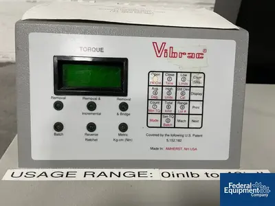 USED Vibrac Vibrac 1502 Cap Torque Tester