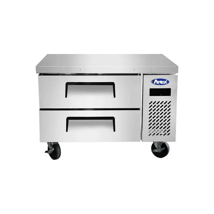 New | in-Stock Atosa New Atosa MGF8448GR 36" Refrigerated 2 Drawer Chef Base Chef Bases Illinois US | Falcon Restaurant Supply #1375378