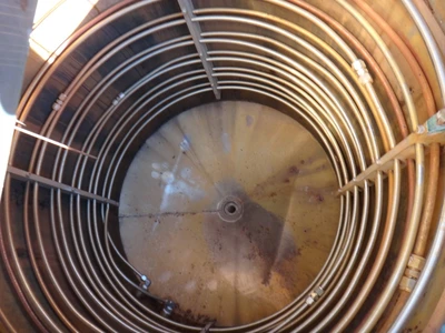117 Gallon 304 Stainless Vertical Tank