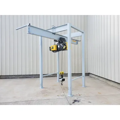 Used 2.5 Ton Dynamic Air BulkBuster Bulk Bag Unloader w/ Dense Phase Transporter
