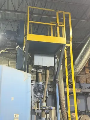 Used 2012 WHEELABRATOR 84" TABLE Table Shot Blaster (Turntable) Pennsylvania US | Shot Blasting Equipment #1455783