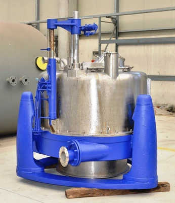 Comi-Condor ALFA/S perforate basket centrifuge, 316SS.