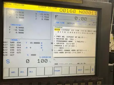 2000 FANUC ROBODRILL A-T14IA Drilling & Tapping Centers | Toolquip, Inc. (3)