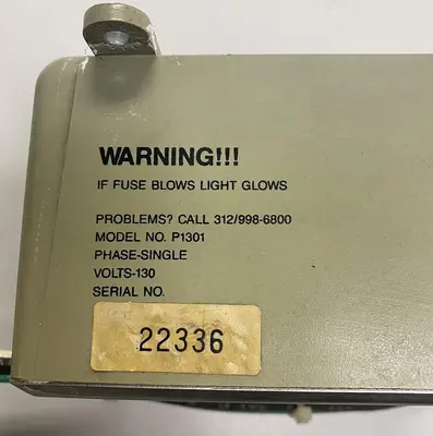 Used PSYTRONICS P1301 Miscellaneous Equipment (Electrical & Power) | Surplus Asset Holdings #1190106