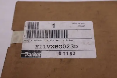 PARKER H11VXBG023D / H11VXBG023D - NEW IN BOX - STOCK GF136A