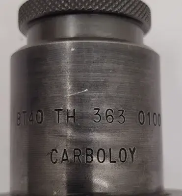 USED CARBOLOY BT40 TH 363 0100