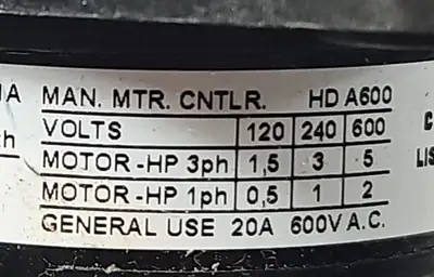 kraus & Naimer CH10B.USM1338 Rotary Switch 20A 600V A.C. (BIN3.4.4)