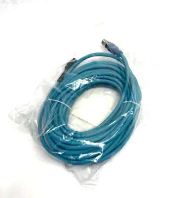 NEW TURCK DOUBLE-ENDED ETHERNET CORDSET M12 MALE TO RJ45 10M