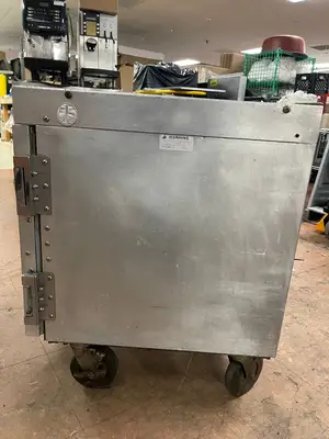 Used Cres-Cor Used Cres Cor H-339-135BK Insulated Heated Warming Holding Cabinet Solid Door - 120V Hot Food Warming, Holding, & Transport Cabinets Illinois US | Falcon Restaurant Supply #1375741