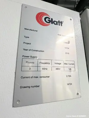 Used Glatt CM 400 Stainless Steel Column Bin Blender | 500L, 300L & 100L Bins | 2016 | HMI Controlled | 480V