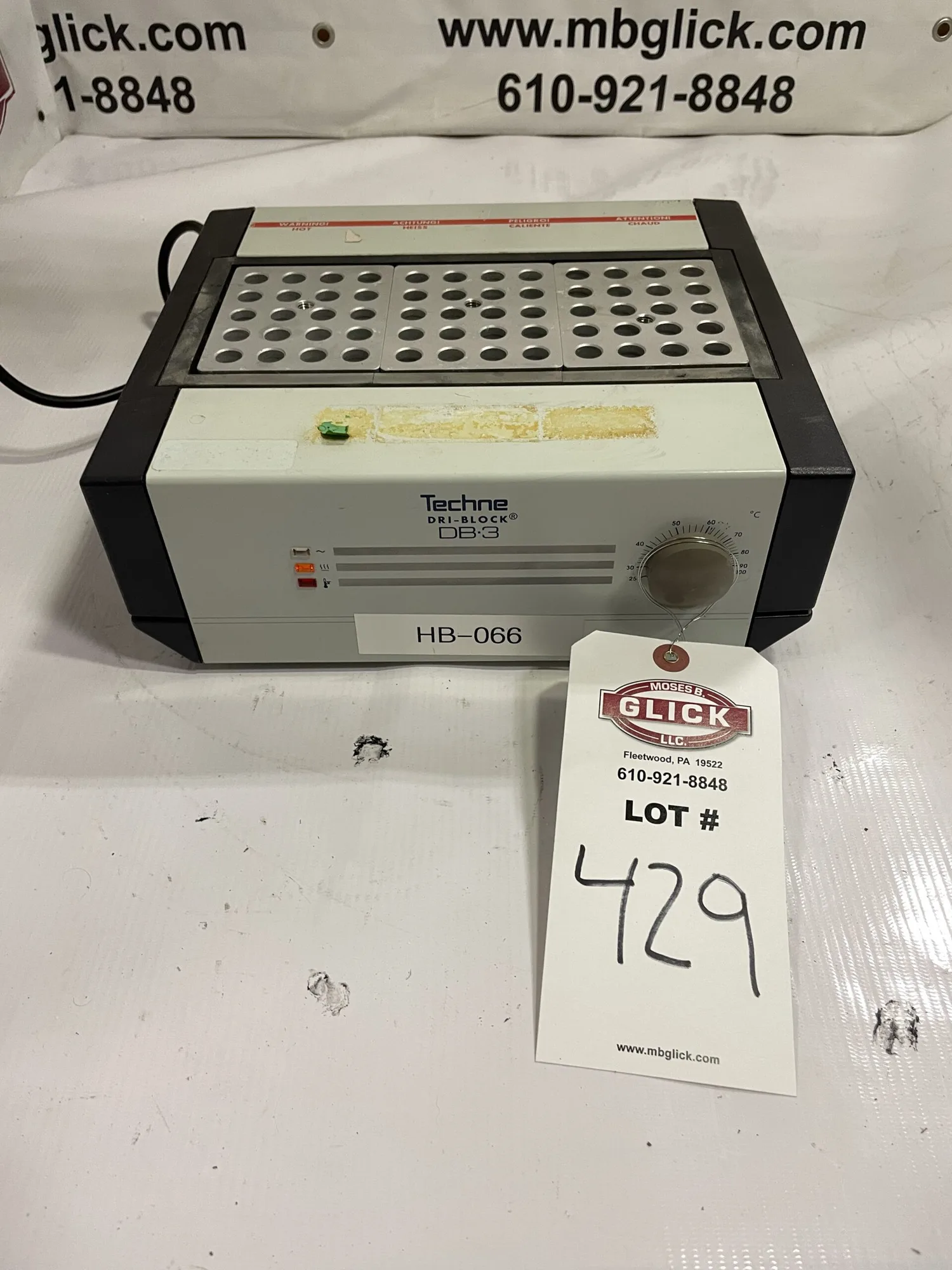 Techne FDB030P Dri-Block DB-3 Heater
