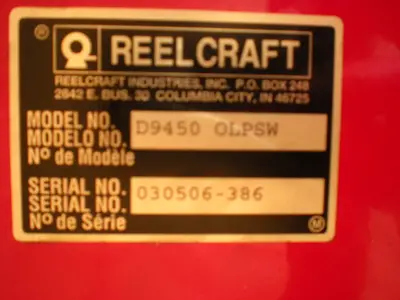 USED REELCRAFT D9450 OLPSW
