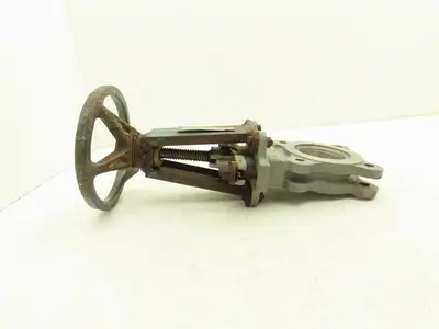 DeZurik 9258997 3" Knife Gate Valve 304 SS Rising Stem Fig. 824