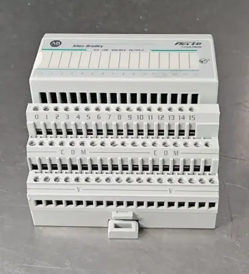Allen Bradley 1794-OB16 24VDC Source Flex I/0 Output Module w/ T. Base (BIN453)