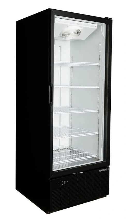 181-0026 Habco SF28HCBXTDM Single Glass Swing Door Self Contained Freezer