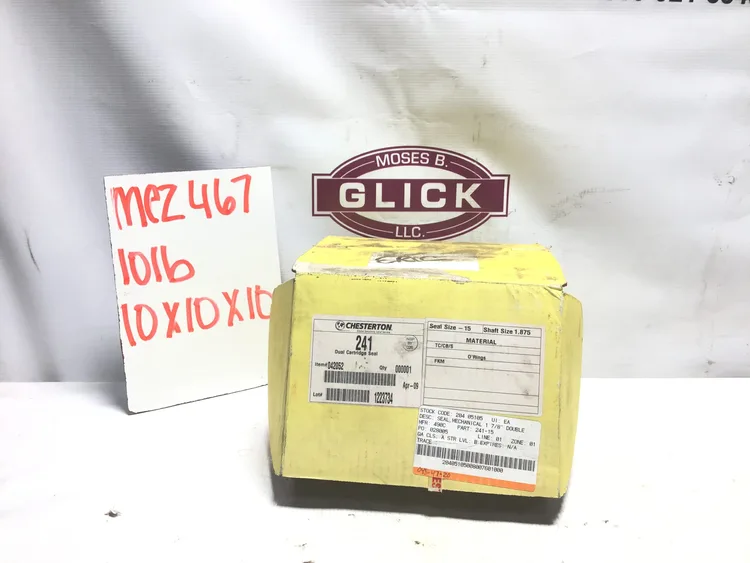 Used CHESTERTON 241-15 Seals & Gaskets Pennsylvania US | Moses B Glick #1012443