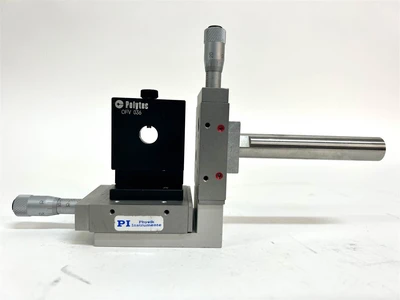 Physik Instrumente XY Linear Stages X 2  & Polytec OFV 036 Mirror mount (9839)M