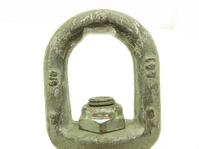 Crosby 5CJ 6-Lug Hoist Hook Adapter Log Roller Fixed Non Swiveling Lot of 3